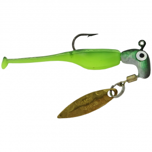 Image of Road Runner Trout Runner w/Itty Bit Swim'R | Lights Out; 1/32 oz.