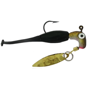Image of Road Runner Trout Runner w/Itty Bit Swim'R | Black Cricket; 1/32 oz.