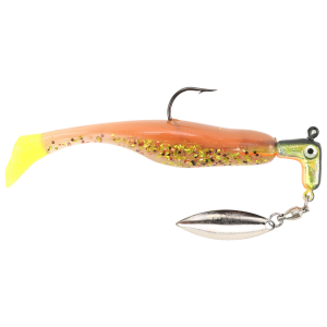 Image of Road Runner Awesome Walleye Runner | Black/Gold - Gold/Chartreuse Tail; 3/8 oz.