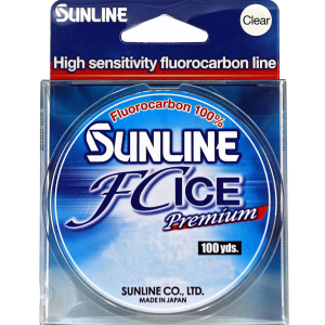 Image of Sunline FC Premium Ice Fluorocarbon Line | 3 lb.; Clear