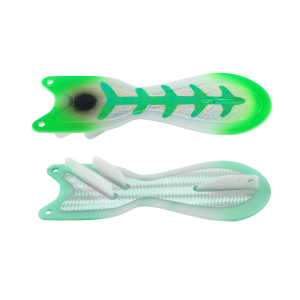 Image of Dreamweaver Spin Doctor Flasher | Super Glow UV Green Jeans; 8 in.