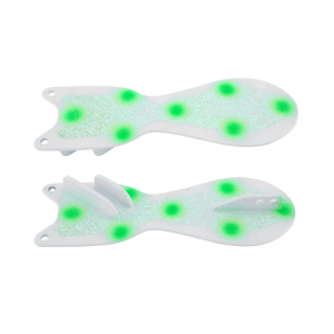 Image of Dreamweaver Spin Doctor Flasher | White UV/Green Dot; 10 in.