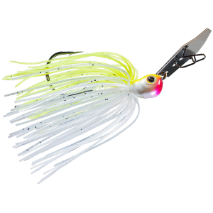 Image of Z-Man ChatterBait JackHammer | Chartreuse/White; 3/8 oz.