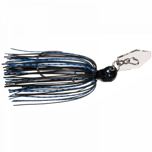 Image of Z-Man ChatterBait JackHammer StealthBlade | Black Blue; 1/2 oz.