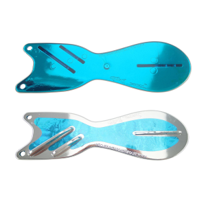 Image of Dreamweaver Spin Doctor Flasher | Chrome Blue/Blue; 8 in.