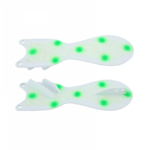 Image of Dreamweaver Spin Doctor Flasher | Green Dot-Crush Glow; 6 in.