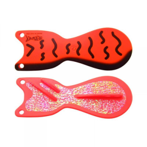 Image of Dreamweaver Spin Doctor Flasher | Orange Squiggles; 6 in.