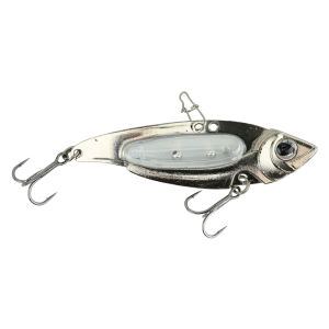 Image of Walleye Nation Creations Rip-N-Rattle Blade Bait | Chrome; 3/4 oz.