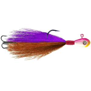 Image of Kalin's Google Eye Hair Jig | Purple-Brown; 1/8 oz.