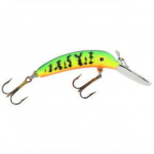 Image of Yakima Bait Mag Lip | Fire Tiger Silver Head; 3 in.