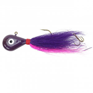 Image of Venom High Dollar Stinger Bucktail Jig | Purple HD-Purple-Hot Pink Flash; 1/4 oz.