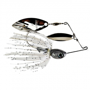 Image of Accent Subtle Series Spinnerbait - Double Willow | Nickel-Nickel Blades - Blue Glimmer; 1/2 oz.