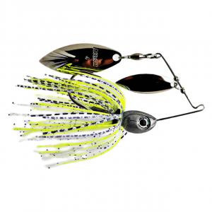 Image of Accent Subtle Series Spinnerbait - Double Willow | Nickel-Nickel Blades - Spot Remover; 1/2 oz.