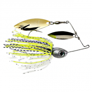 Image of Accent Subtle Series Spinnerbait - Double Willow | Nickel-Gold Blades - Spot Remover; 1/2 oz.