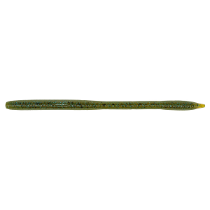 Image of Yamamoto Sensei Worm | Green Pumpkin w/ Blue Flake; 6 1/2 in.