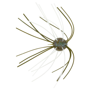 Image of Geecrack Imo Kemushi Cue Bomb | Brown White; 1.2 in.