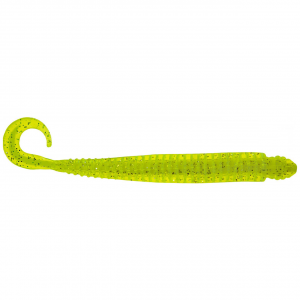 Image of Mister Twister Ringworm | Neon Chartreuse Flake; 4 in.