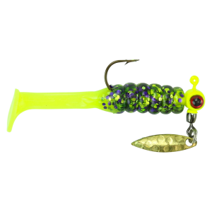 Image of Mr. Crappie Sausage Head Spins Pre-Rigged Slabalicious | Who Dat; 1/8 oz.