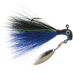Image of Road Runner Bucktail Pro | Blk-Blu/Blk/Blu Shad; 1/2 oz.