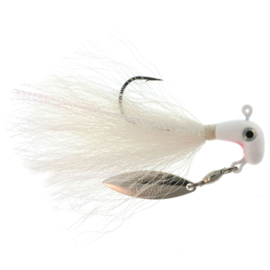 Image of Road Runner Bucktail Pro | White/White/White; 1/2 oz.