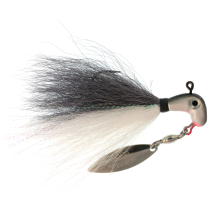 Image of Road Runner Bucktail Pro | Shad/Gray/White; 1/4 oz.