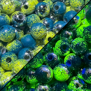 Image of Bloop Super Charged Walleye Beads | Rail Storm