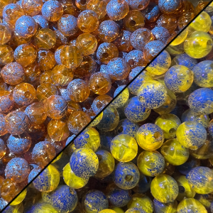 Image of Bloop Super Charged Walleye Beads | Blu Chew
