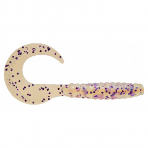 Image of Mister Twister Curly Tail Grubs | Pearl Blue/Oyster Shell Tail; 3.5 in.