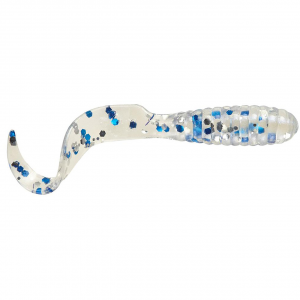 Image of Mister Twister Curly Tail Grubs | Shiny Pearl; 4 in.