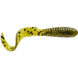 Image of Mister Twister Curly Tail Grubs | Watermelon Seed; 4 in.