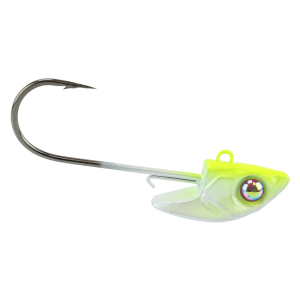 Image of Damiki Rig Jig Heads | Chartreuse; 3/8oz: #2/0