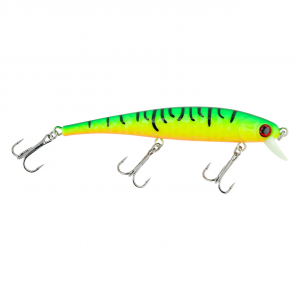 Image of Pirate Shallow Diving Minnow | Fire Glow Firetiger