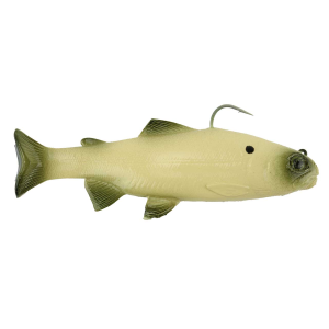 Image of Huddleston Deluxe 6" Trout Swimbait | Bone; ROF 12