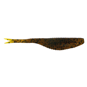 Image of Damiki Armor Shad | Green Pumpkin Black; 3 in.