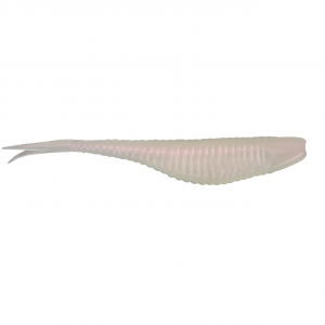 Image of Damiki Armor Shad | Pearl White; 5 in.