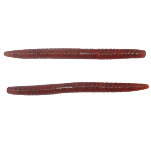 Image of Yamamoto Senko Worms - Bulk Pack | Pumpkin w/ Black/Green Flake; 5 in.