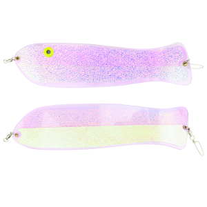 Image of O'Ki Tackle Kingfisher II Flasher | Jellyfish Purple Onion Glow; 13 in.