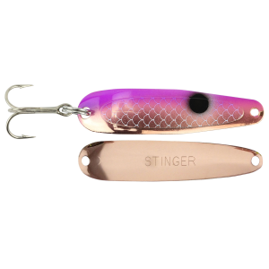 Image of Michigan Stinger Scorpion Spoon | Copper Purple Tuxedo; 2 1/4 in.