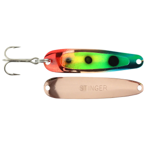 Image of Michigan Stinger Scorpion Spoon | Rasta; 2 1/4 in.