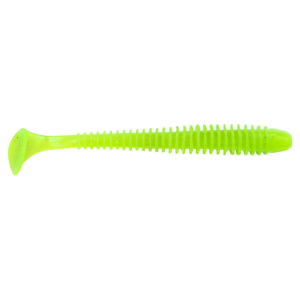 Image of Keitech Swing Impact | Clear Chartreuse Glow; 4 in.