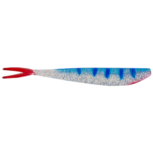 Image of Big Bite Baits Slim Minnow Soft Bait | Blue Ice Tiger