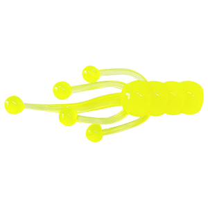Image of Cast Cray Crap Slap Dusters | Chartreuse; 2 in.
