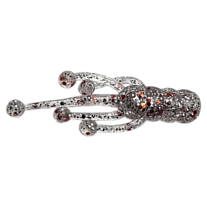 Image of Cast Cray Crap Slap Dusters | Silver Bling; 2 in.