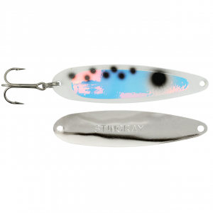 Image of Michigan Stinger Stingray Spoon | Dirty Snowman UV; 4 1/4 in.