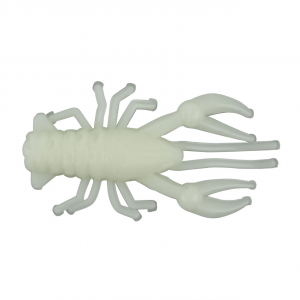 Image of Cast Cray Crap Slap Mini Craws | White; 1 in.