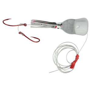 Image of Mack's Pee Wee Wiggle Hoochie | Pink/Black UV Glow