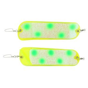 Image of Michigan Stinger Flasher | Marv's Big Fatty Chartreuse