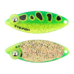 Image of Eye-Fish Premium Willow Blades | Green Frog - Gold Back; 4
