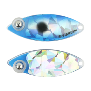 Image of Eye-Fish Premium Willow Blades | Blue Shad - Silver Back; 4