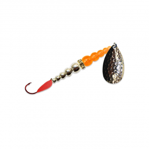 Image of Mack's Kokanee Killer Single | Hammered Nickel/Fire Orange/Chrome/Cerise